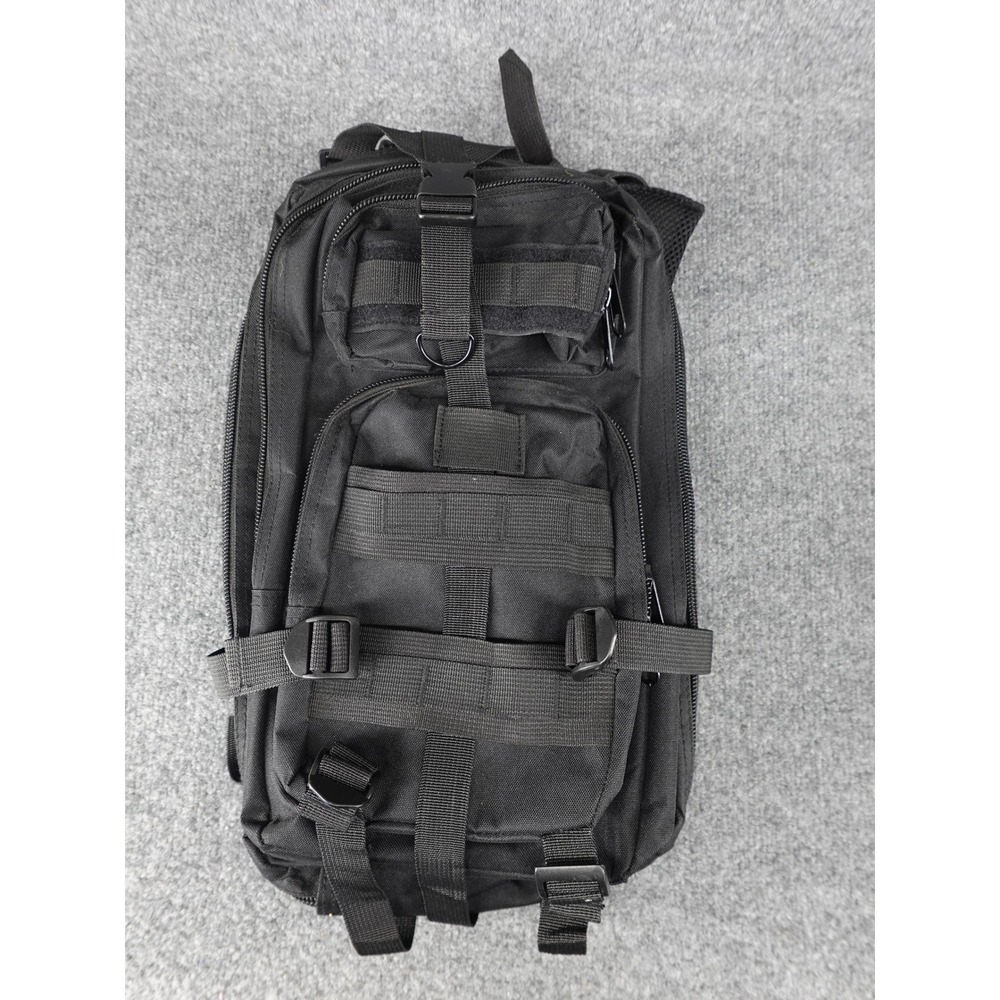 Unbranded Tactical Backpack Mens Large Black MOLLE Military Assault Pack